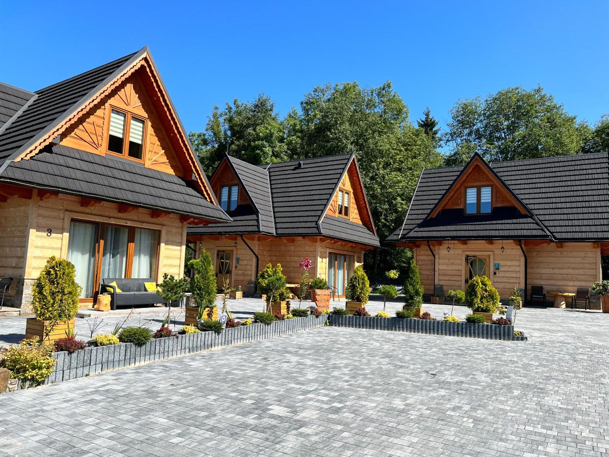 Zabie Dworki Witow Luxury Chalets & Spa Kültér fotó