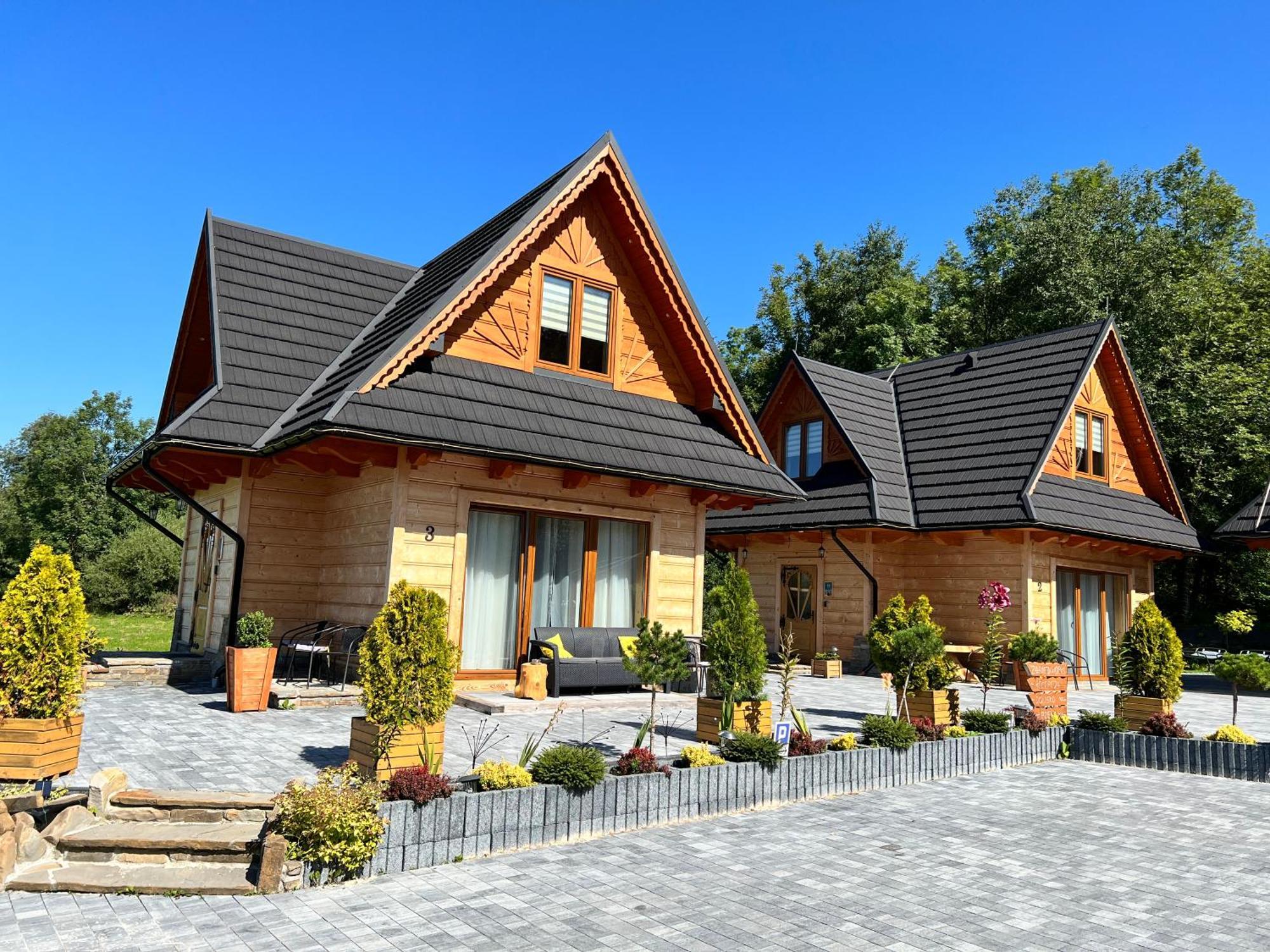 Zabie Dworki Witow Luxury Chalets & Spa Kültér fotó