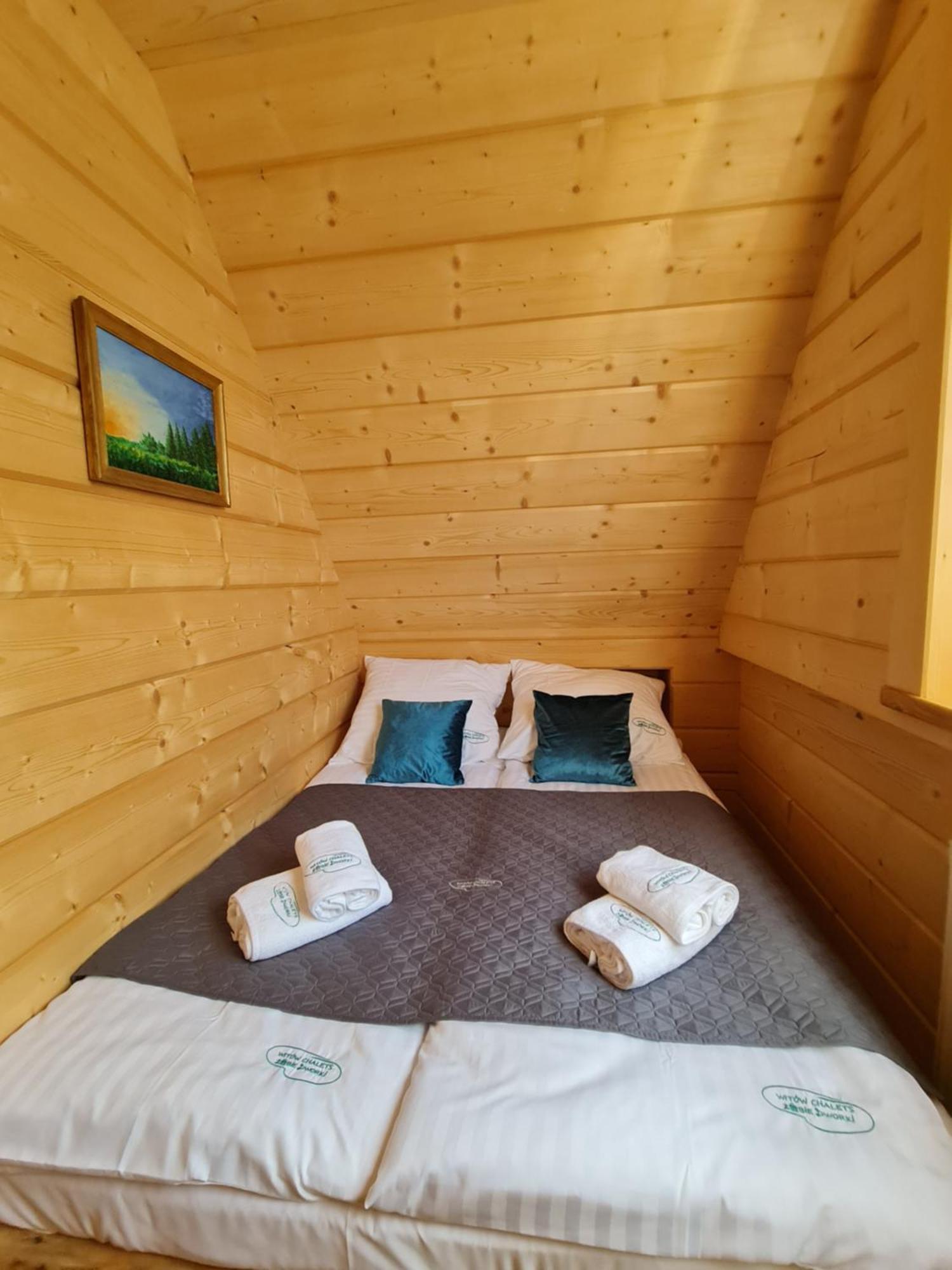 Zabie Dworki Witow Luxury Chalets & Spa Kültér fotó