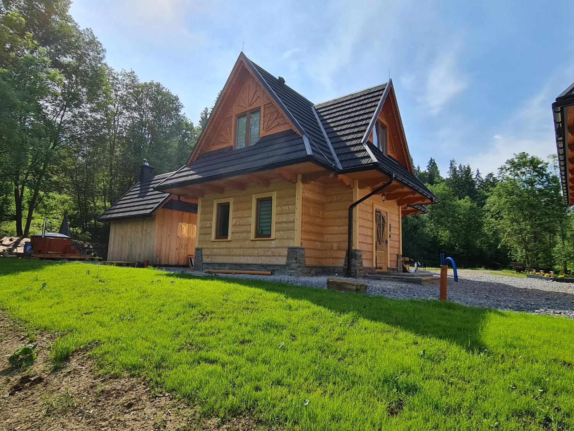 Zabie Dworki Witow Luxury Chalets & Spa Kültér fotó