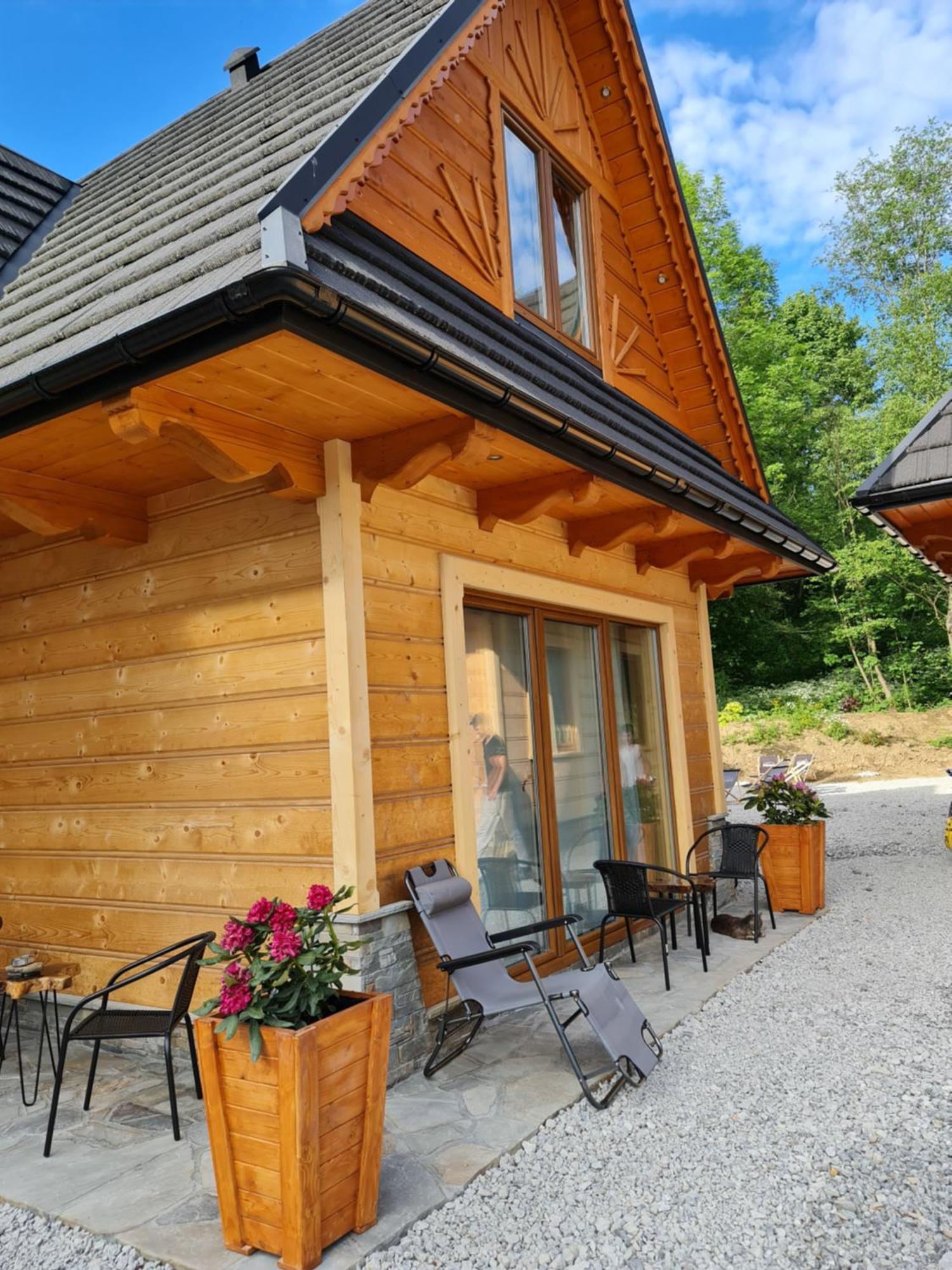 Zabie Dworki Witow Luxury Chalets & Spa Kültér fotó